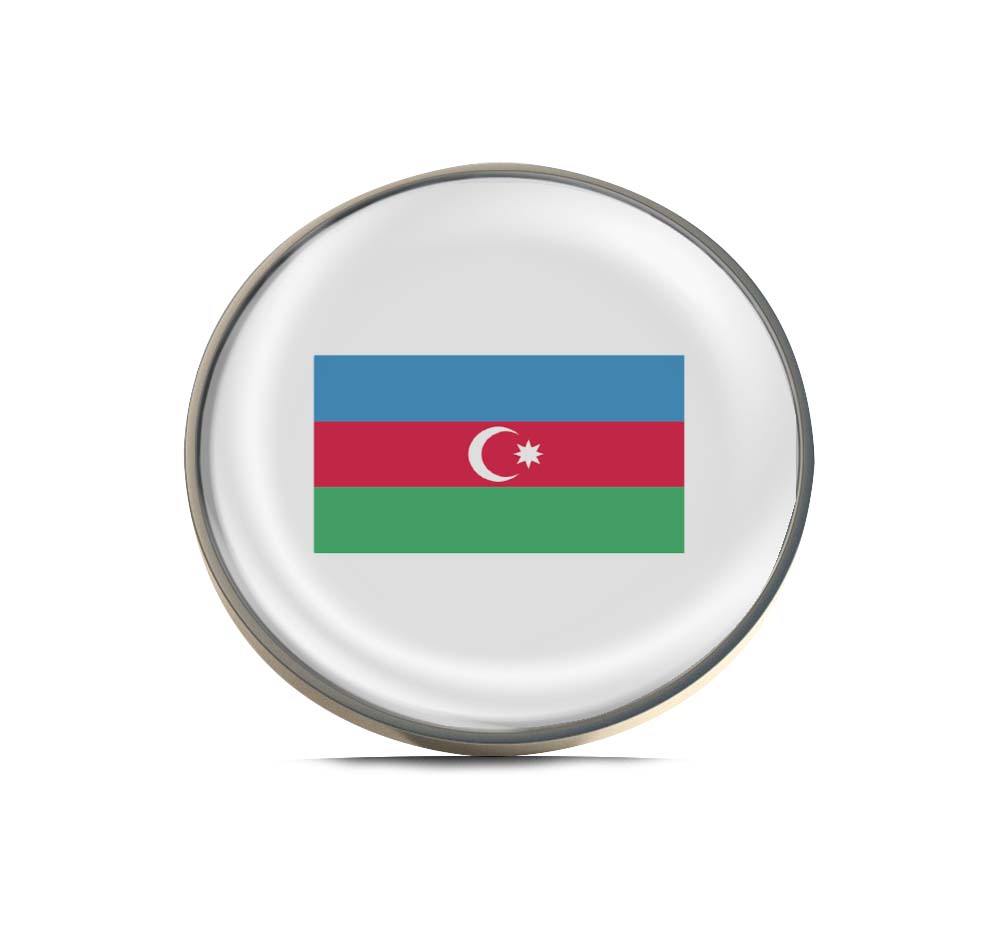 Flag of Azerbaijan Limited Edition Lapel Pin Exclusive Metal Brooch Badge Accessories For Backpack, Clothes, Hats | Cute Gifts and Collectibles