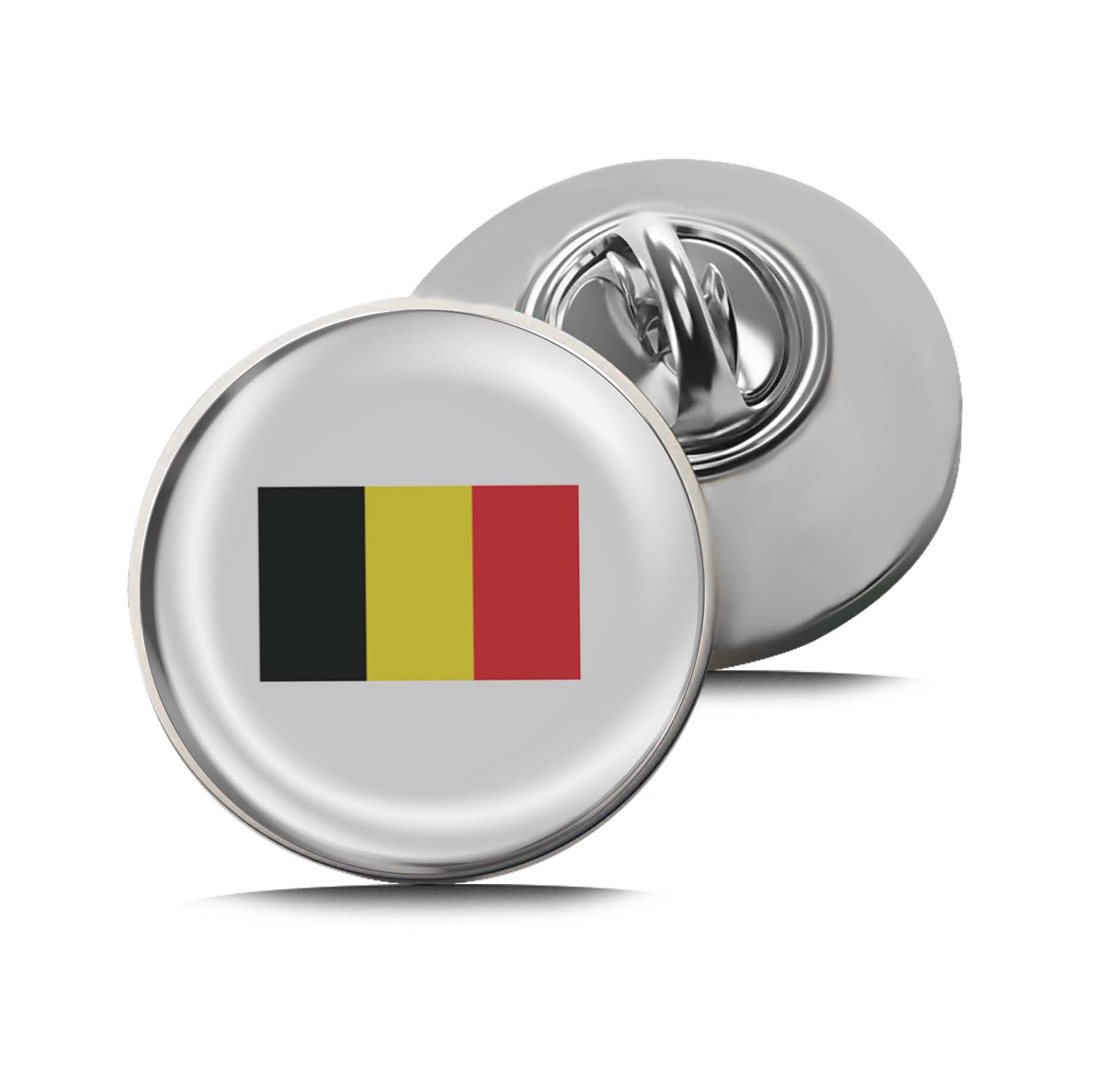 Flag of Belgium Limited Edition Lapel Pin Exclusive Metal Brooch Badge Accessories For Backpack, Clothes, Hats | Cute Gifts and Collectibles