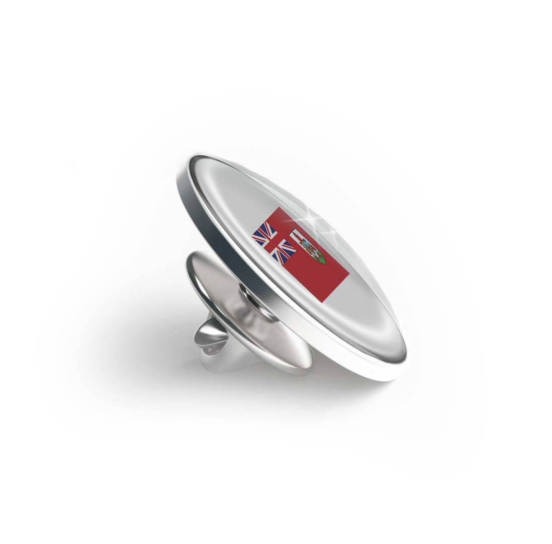 Flag of Bermuda Limited Edition Lapel Pin Exclusive Metal Brooch Badge Accessories For Backpack, Clothes, Hats | Cute Gifts and Collectibles