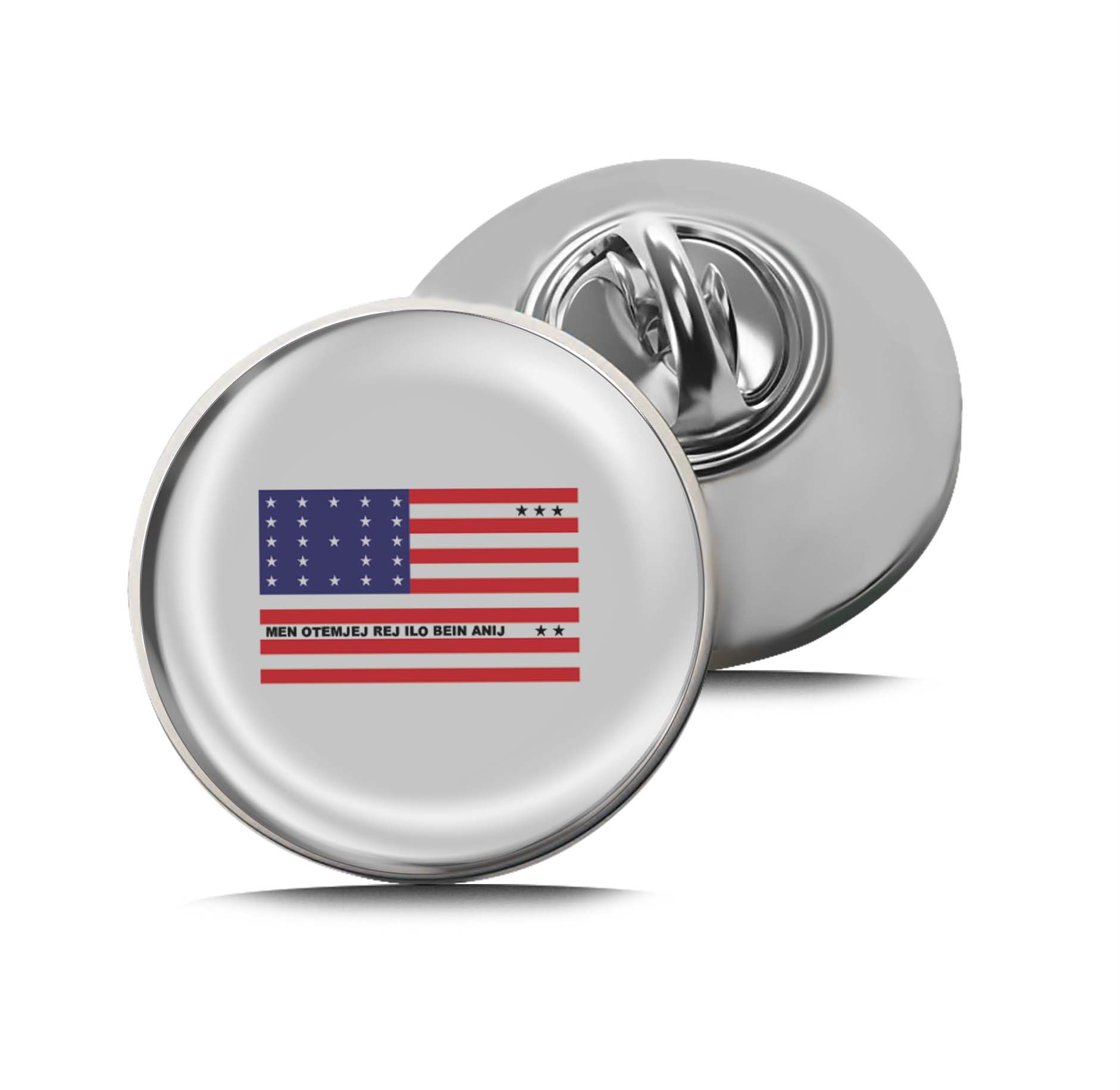 Flag of Bikini Atoll Limited Edition Lapel Pin Exclusive Metal Brooch Badge Accessories For Backpack, Clothes, Hats | Cute Gifts and Collectibles