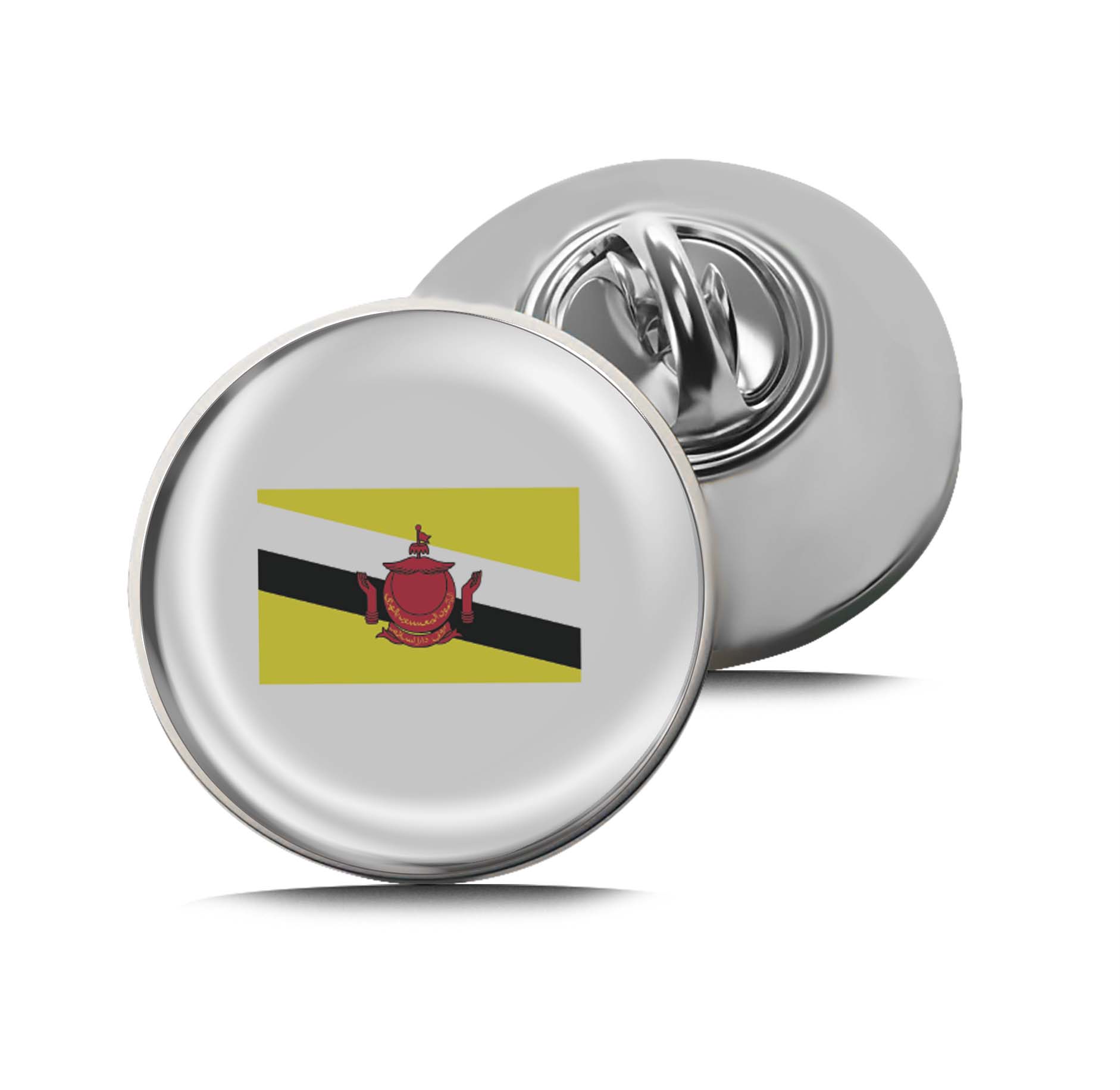 Flag of Brunei Limited Edition Lapel Pin Exclusive Metal Brooch Badge Accessories For Backpack, Clothes, Hats | Cute Gifts and Collectibles