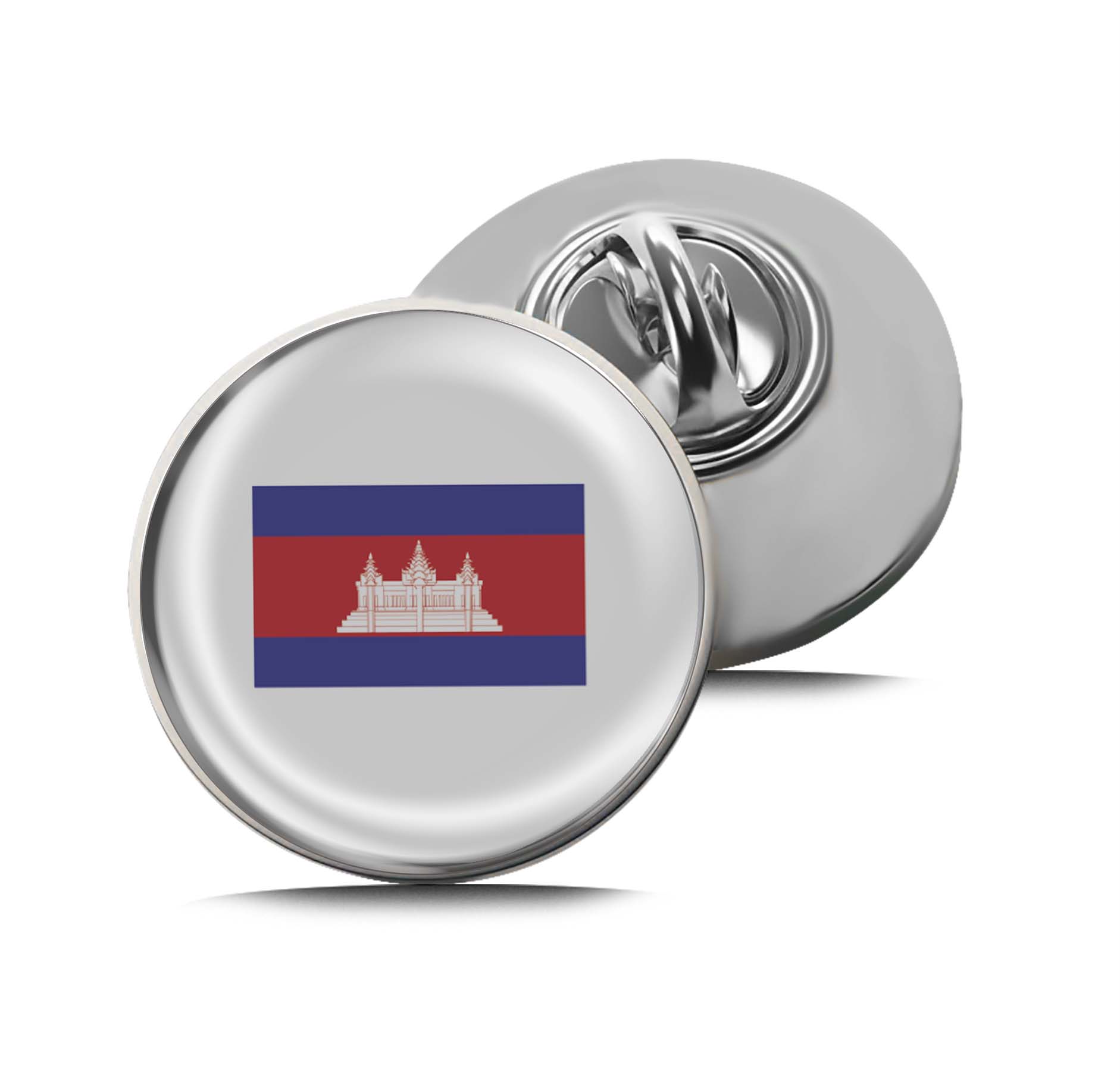 Flag of Cambodia Limited Edition Lapel Pin Exclusive Metal Brooch Badge Accessories For Backpack, Clothes, Hats | Cute Gifts and Collectibles