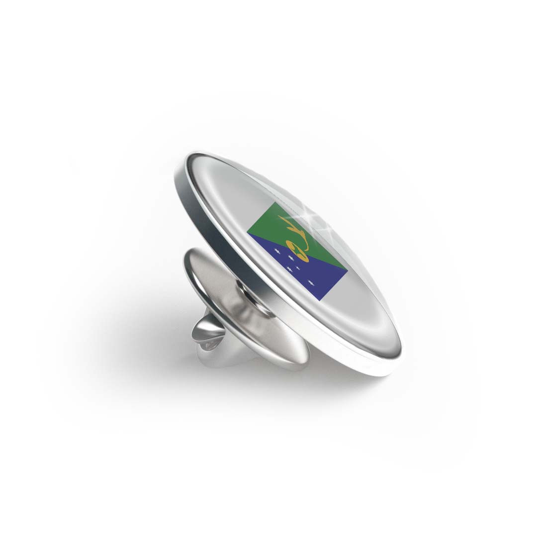 Flag of Christmas Island Limited Edition Lapel Pin Exclusive Metal Brooch Badge Accessories For Backpack, Clothes, Hats | Cute Gifts and Collectibles