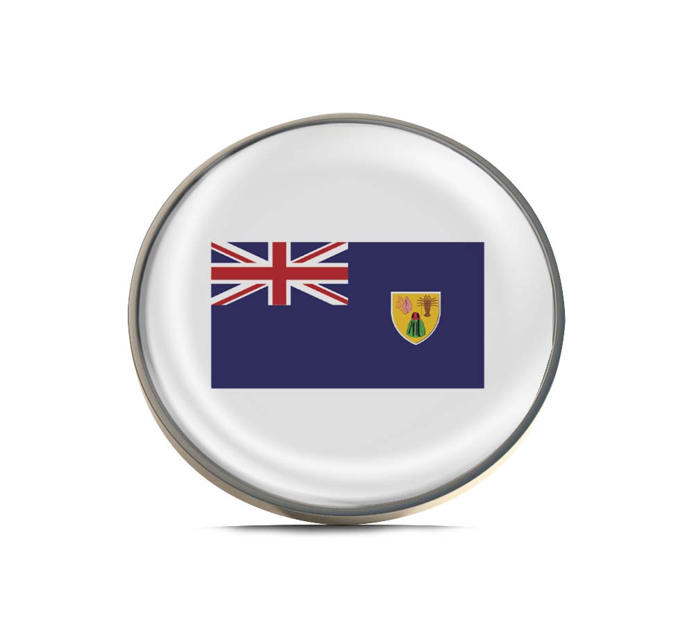 Flag of the Turks and Caicos Islands Limited Edition Lapel Pin Exclusive Metal Brooch Badge Accessories For Backpack, Clothes, Hats | Cute Gifts and Collectibles