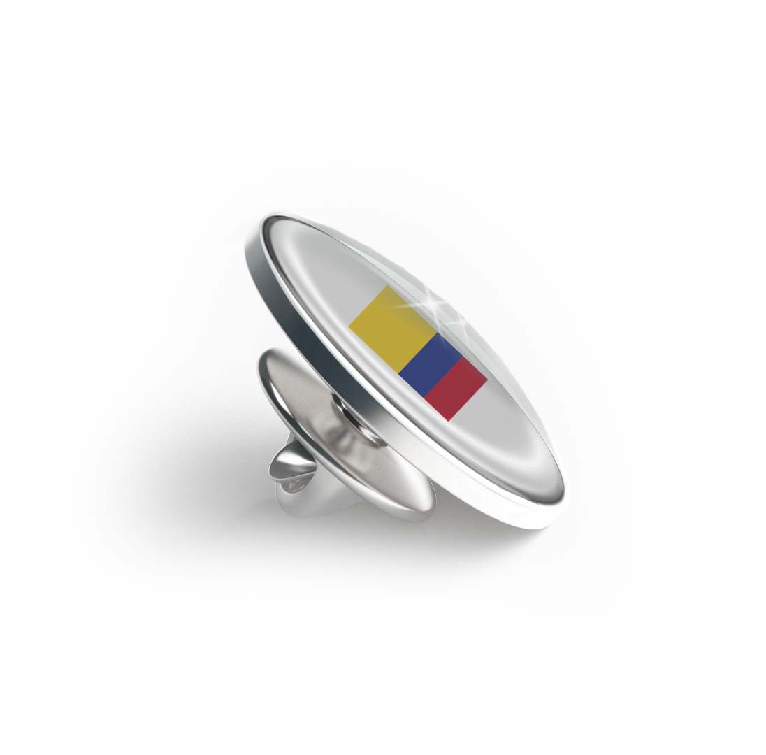 Flag of Colombia Limited Edition Lapel Pin Exclusive Metal Brooch Badge Accessories For Backpack, Clothes, Hats | Cute Gifts and Collectibles
