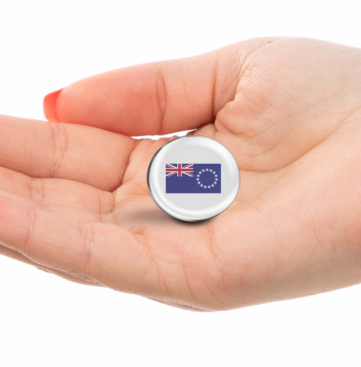 Flag of the Cook Islands Limited Edition Lapel Pin Exclusive Metal Brooch Badge Accessories For Backpack, Clothes, Hats | Cute Gifts and Collectibles