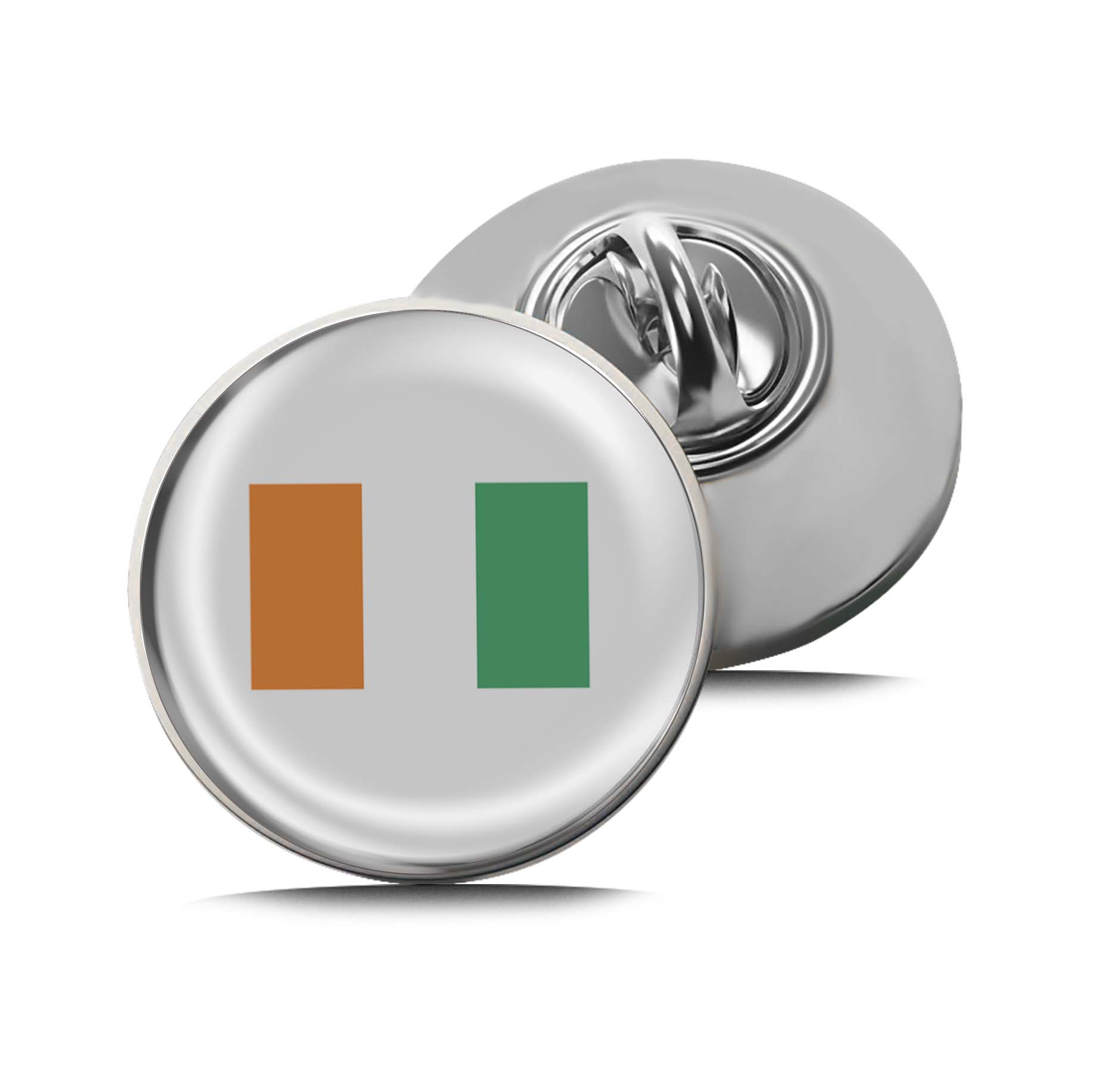 Flag of Ivory Coast Limited Edition Lapel Pin Exclusive Metal Brooch Badge Accessories For Backpack, Clothes, Hats | Cute Gifts and Collectibles