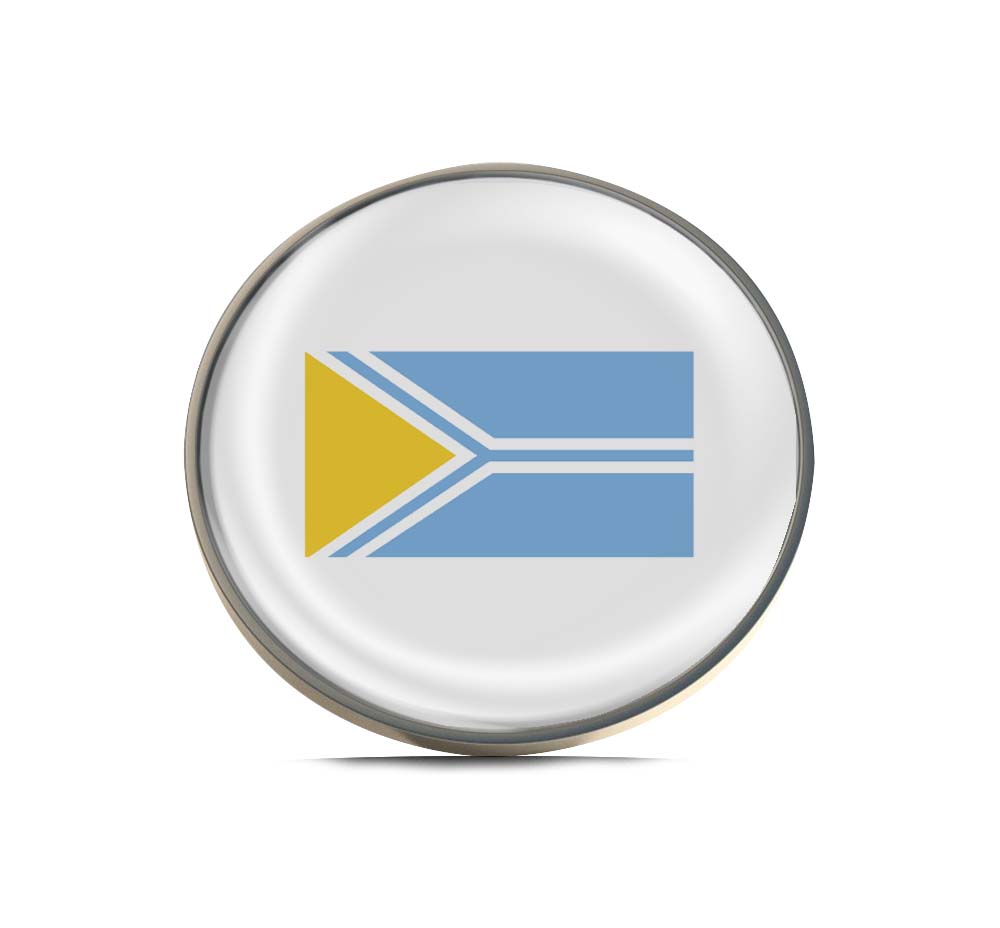 Flag of Tuva Limited Edition Lapel Pin Exclusive Metal Brooch Badge Accessories For Backpack, Clothes, Hats | Cute Gifts and Collectibles