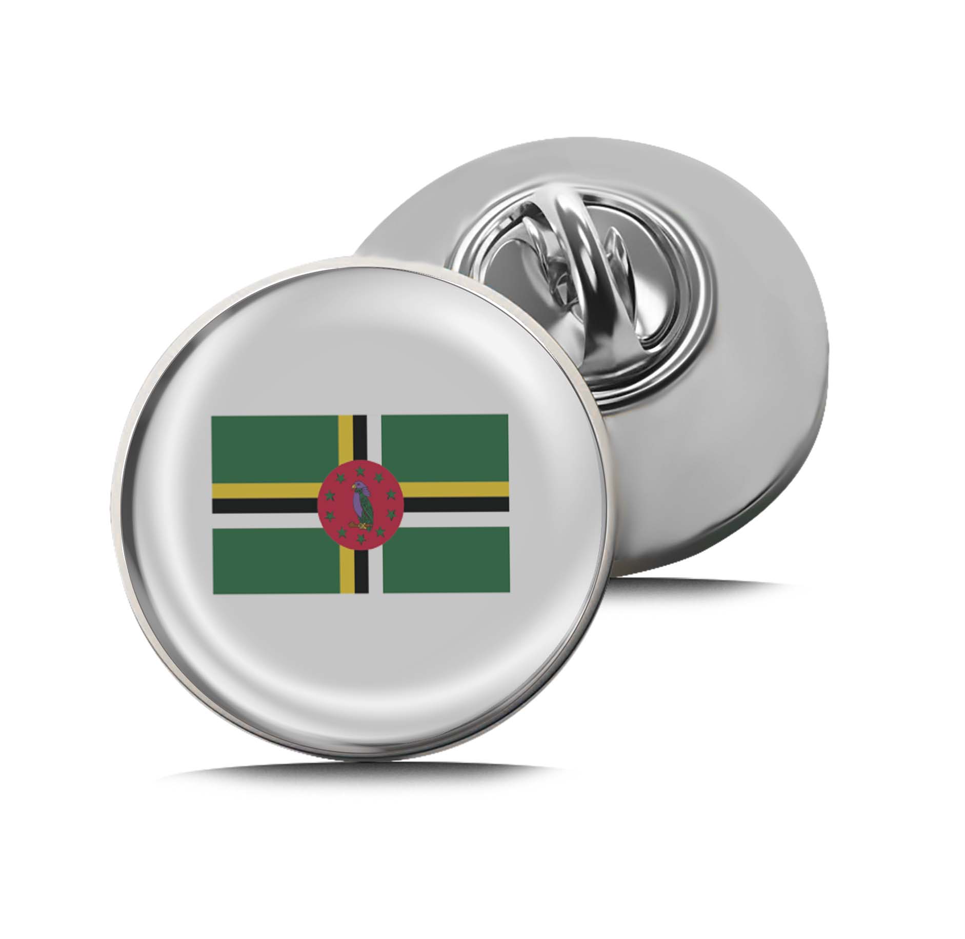 Flag of Dominica Limited Edition Lapel Pin Exclusive Metal Brooch Badge Accessories For Backpack, Clothes, Hats | Cute Gifts and Collectibles