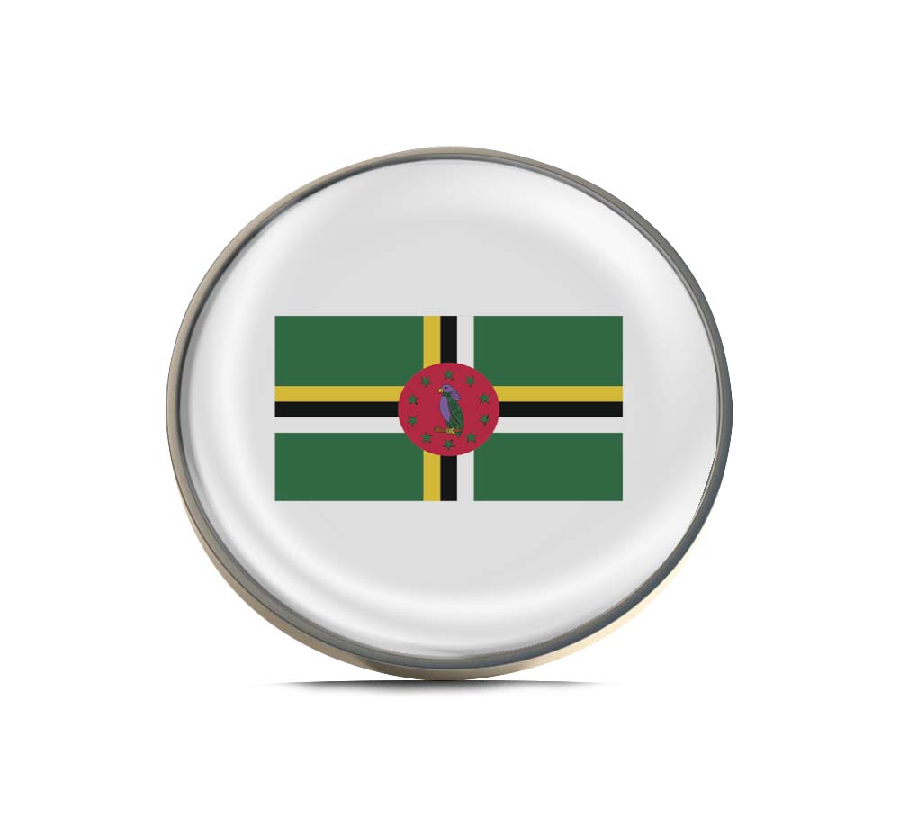 Flag of Dominica Limited Edition Lapel Pin Exclusive Metal Brooch Badge Accessories For Backpack, Clothes, Hats | Cute Gifts and Collectibles
