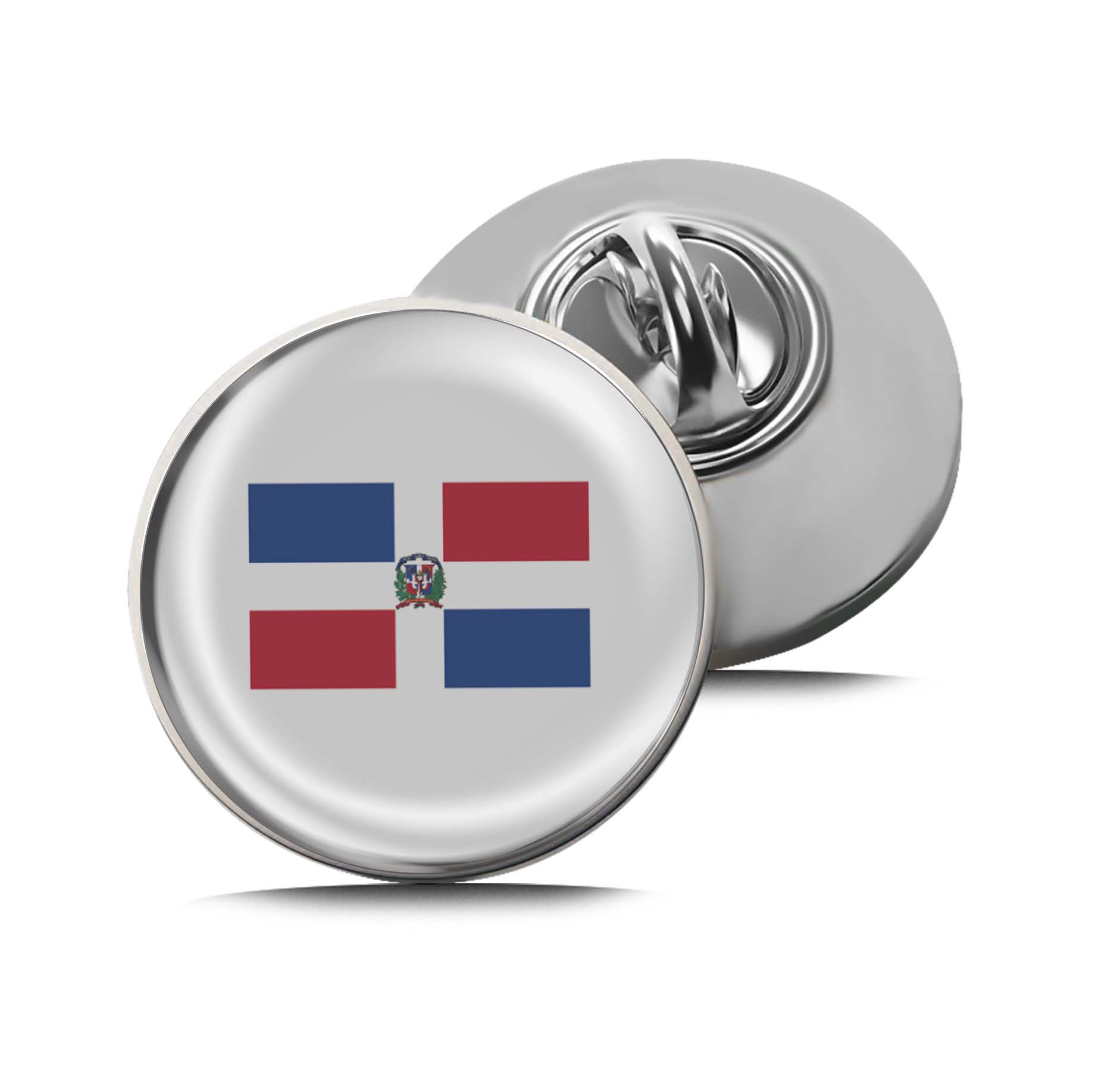 Flag of the Dominican Republic Limited Edition Lapel Pin Exclusive Metal Brooch Badge Accessories For Backpack, Clothes, Hats | Cute Gifts and Collectibles