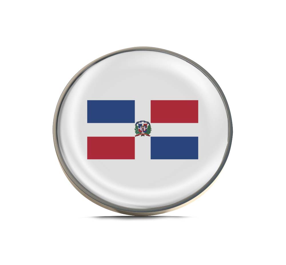Flag of the Dominican Republic Limited Edition Lapel Pin Exclusive Metal Brooch Badge Accessories For Backpack, Clothes, Hats | Cute Gifts and Collectibles