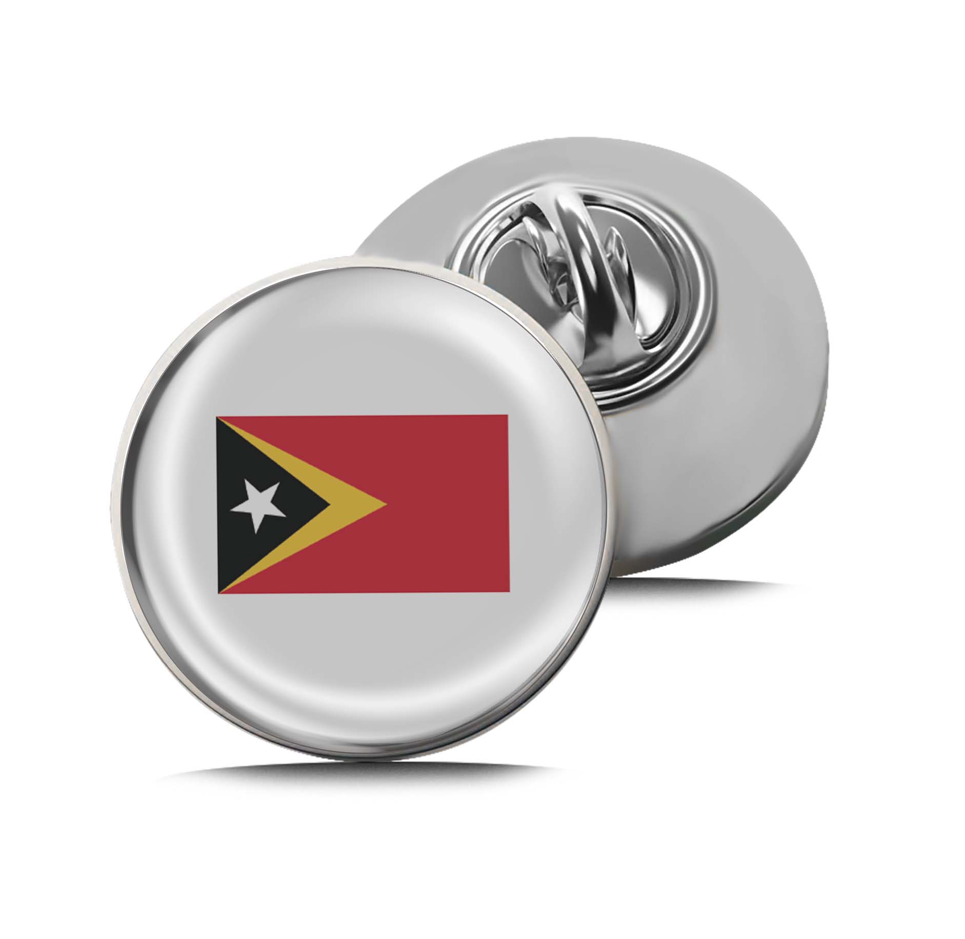 Flag of Timor-Leste Limited Edition Lapel Pin Exclusive Metal Brooch Badge Accessories For Backpack, Clothes, Hats | Cute Gifts and Collectibles