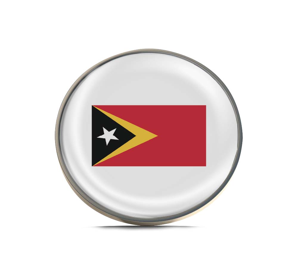 Flag of Timor-Leste Limited Edition Lapel Pin Exclusive Metal Brooch Badge Accessories For Backpack, Clothes, Hats | Cute Gifts and Collectibles