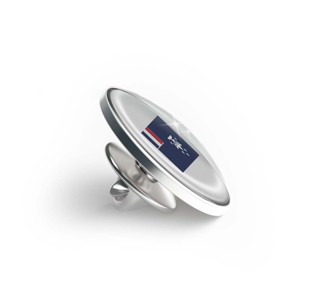 French Southern & Antarctic Lands Flag Limited Edition Lapel Pin Exclusive Metal Brooch Badge Accessories For Backpack, Clothes, Hats | Cute Gifts and Collectibles