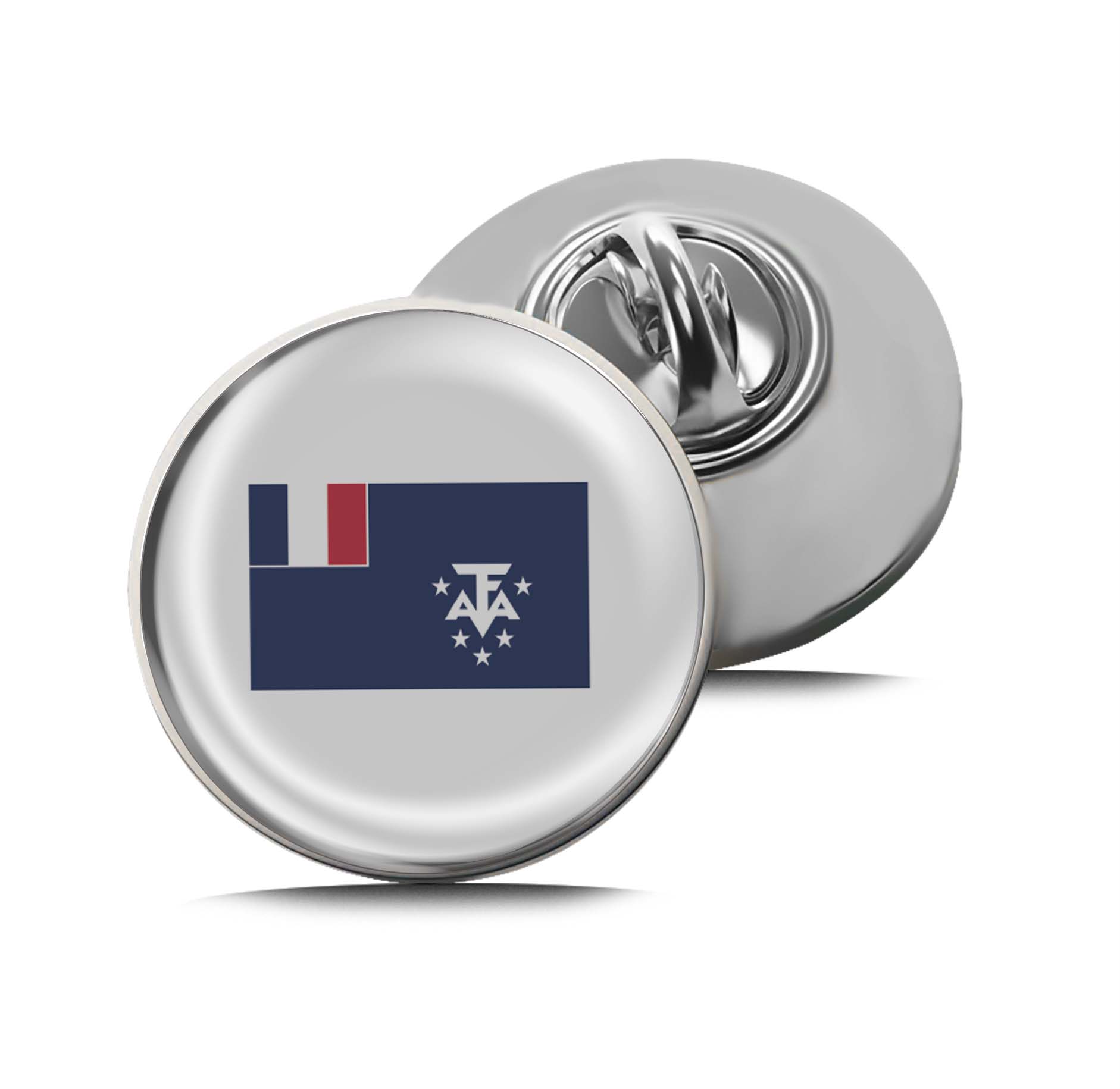 French Southern & Antarctic Lands Flag Limited Edition Lapel Pin Exclusive Metal Brooch Badge Accessories For Backpack, Clothes, Hats | Cute Gifts and Collectibles