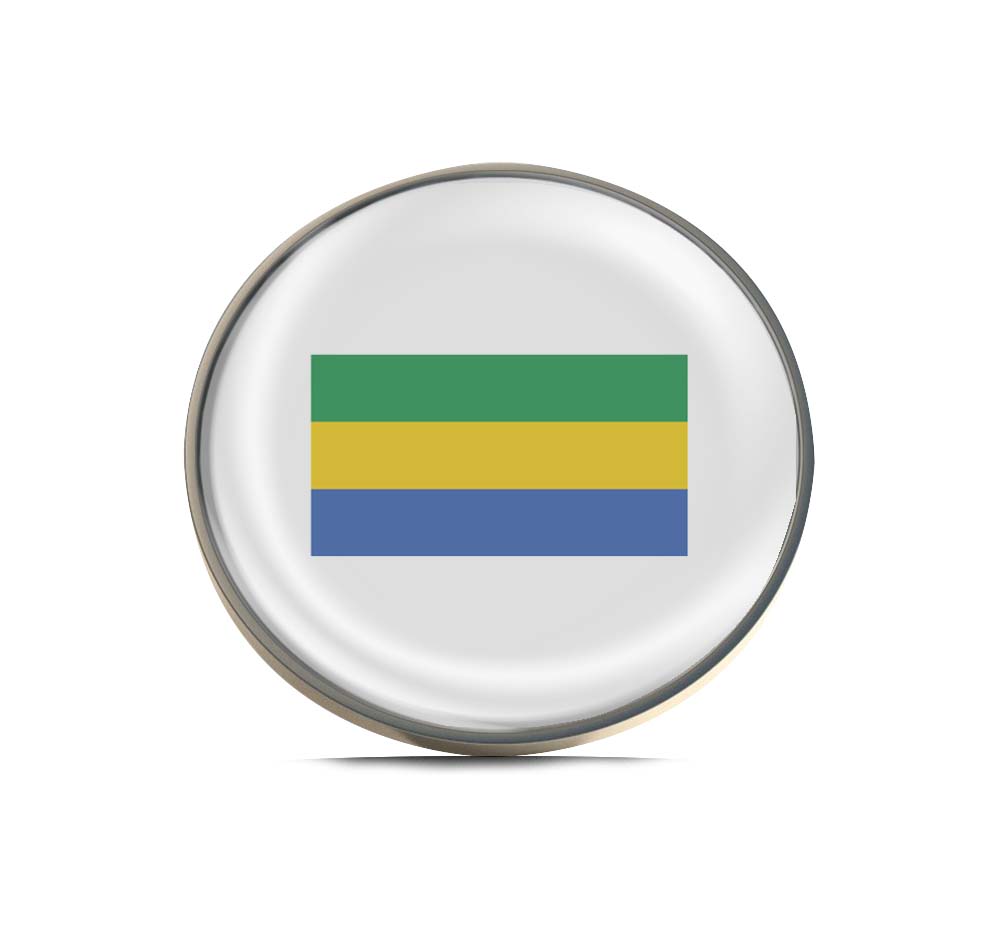 Flag of Gabon Limited Edition Lapel Pin Exclusive Metal Brooch Badge Accessories For Backpack, Clothes, Hats | Cute Gifts and Collectibles