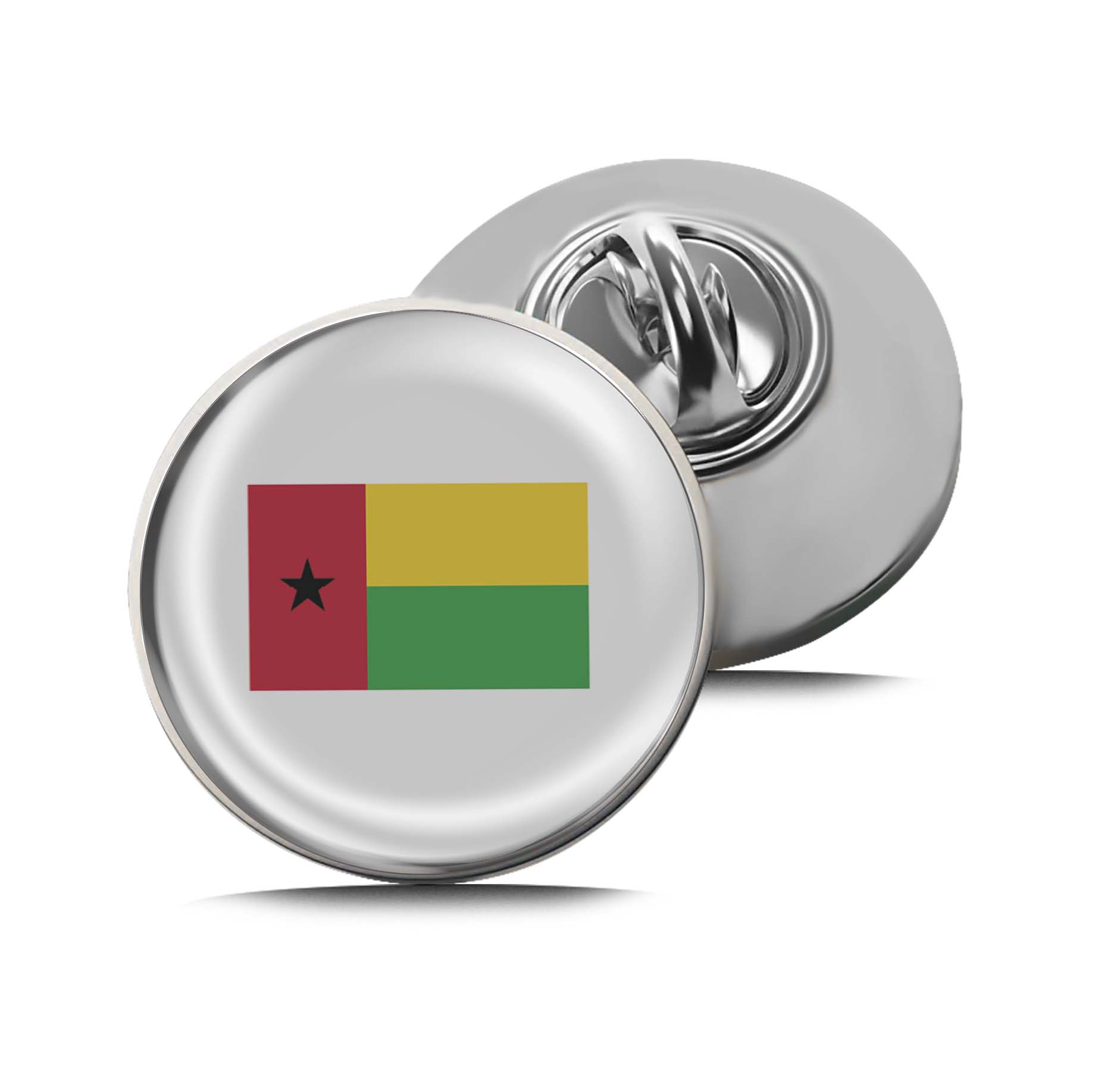 Flag of Guinea-Bissau Limited Edition Lapel Pin Exclusive Metal Brooch Badge Accessories For Backpack, Clothes, Hats | Cute Gifts and Collectibles