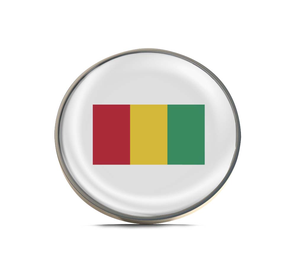 Flag of Guinea Limited Edition Lapel Pin Exclusive Metal Brooch Badge Accessories For Backpack, Clothes, Hats | Cute Gifts and Collectibles