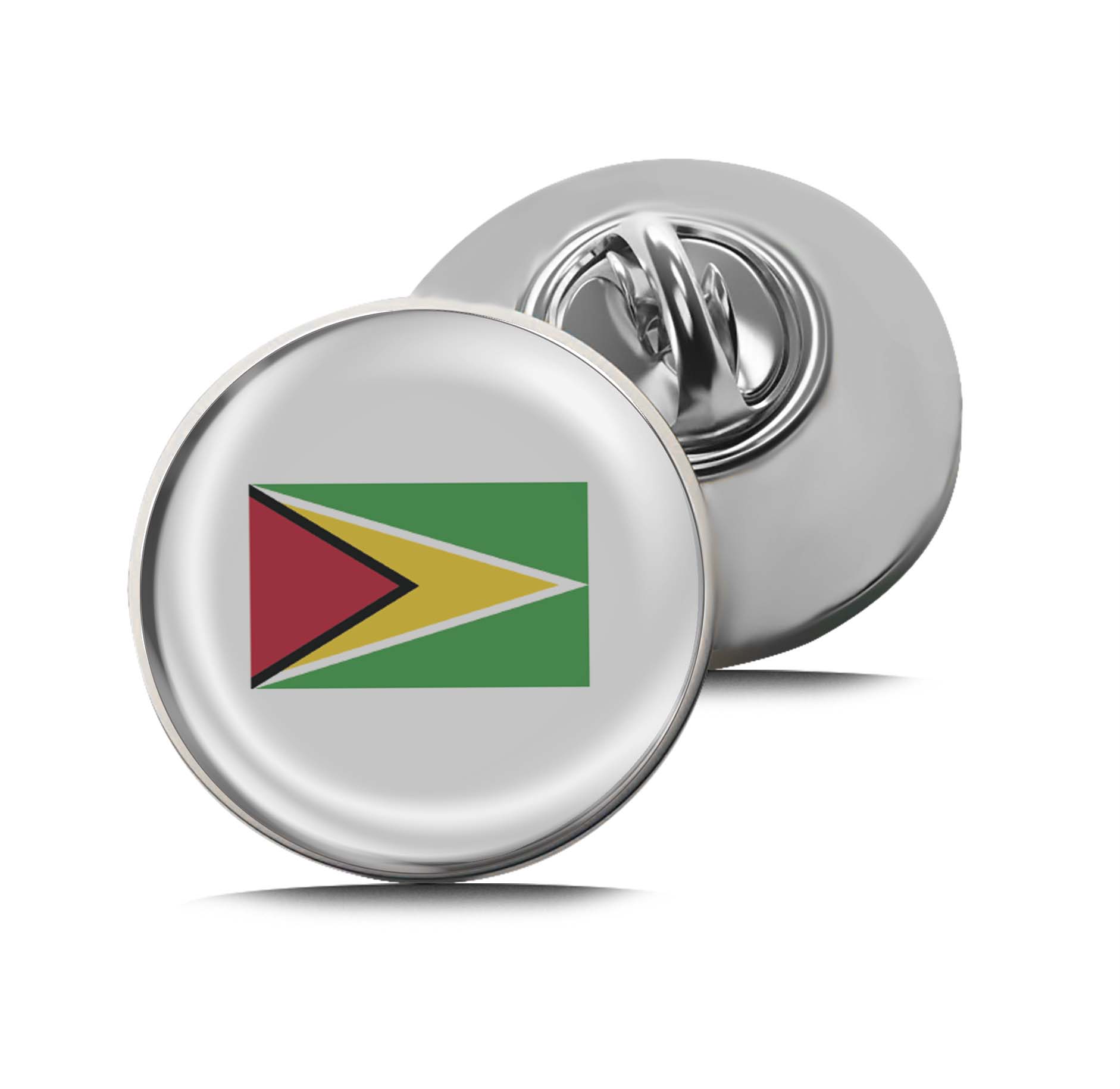 Flag of Guyana Limited Edition Lapel Pin Exclusive Metal Brooch Badge Accessories For Backpack, Clothes, Hats | Cute Gifts and Collectibles
