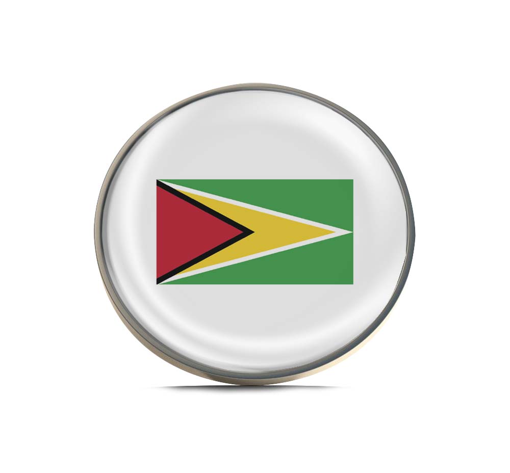 Flag of Guyana Limited Edition Lapel Pin Exclusive Metal Brooch Badge Accessories For Backpack, Clothes, Hats | Cute Gifts and Collectibles