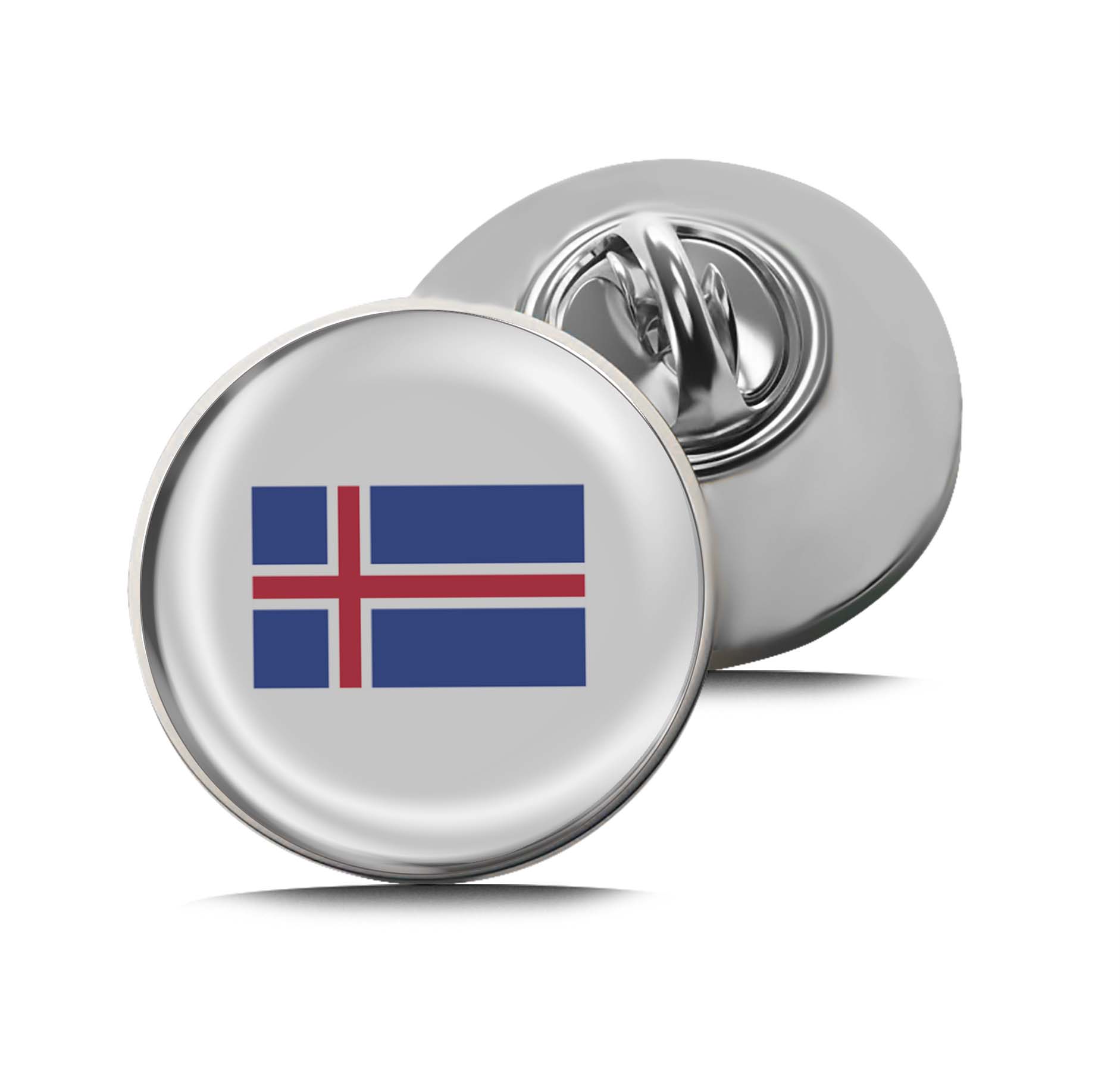 Flag of Iceland Limited Edition Lapel Pin Exclusive Metal Brooch Badge Accessories For Backpack, Clothes, Hats | Cute Gifts and Collectibles