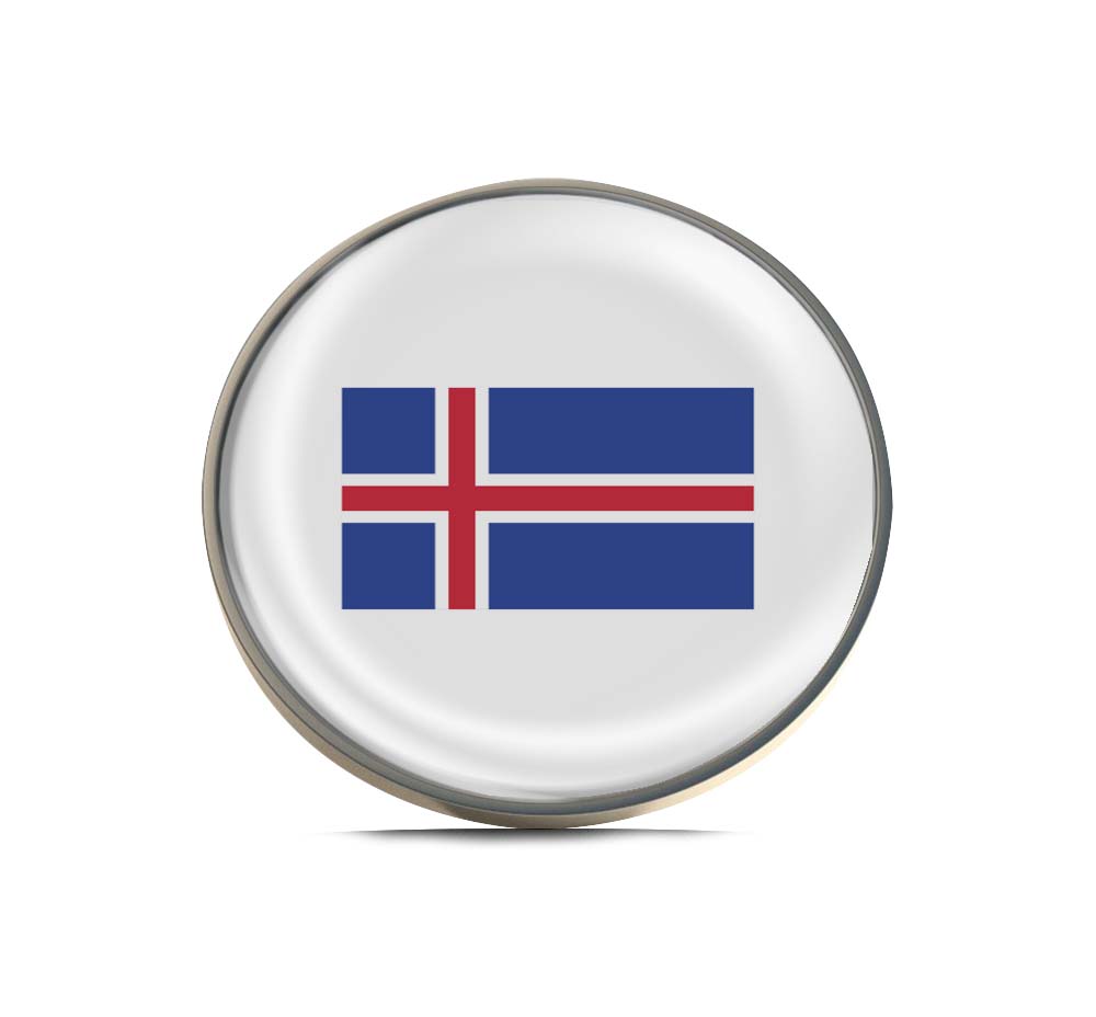 Flag of Iceland Limited Edition Lapel Pin Exclusive Metal Brooch Badge Accessories For Backpack, Clothes, Hats | Cute Gifts and Collectibles