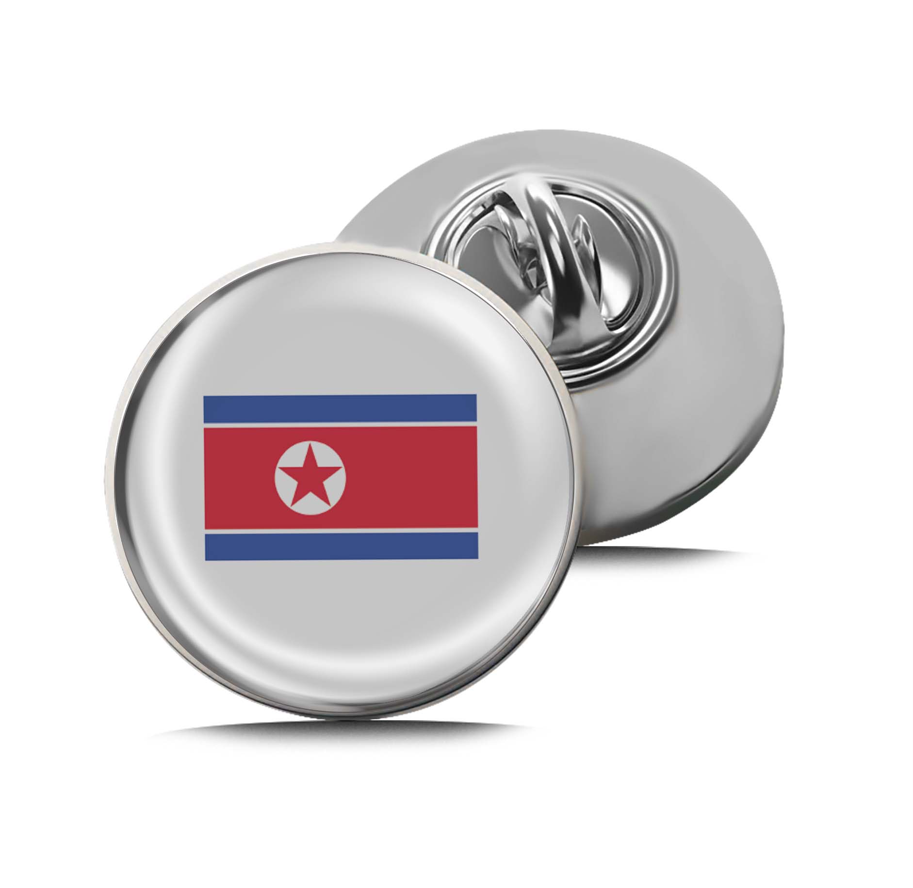 Flag of North Korea Limited Edition Lapel Pin Exclusive Metal Brooch Badge Accessories For Backpack, Clothes, Hats | Cute Gifts and Collectibles