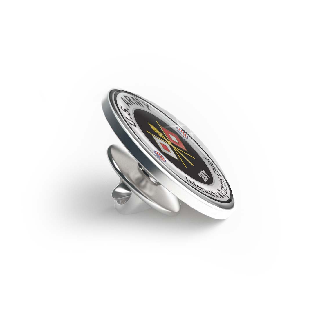 U.S. Army MOS 25Y Information Systems Chief Limited Edition Lapel Pin Exclusive Metal Brooch Badge Accessories For Backpack, Clothes, Hats | Cute Gifts and Collectibles