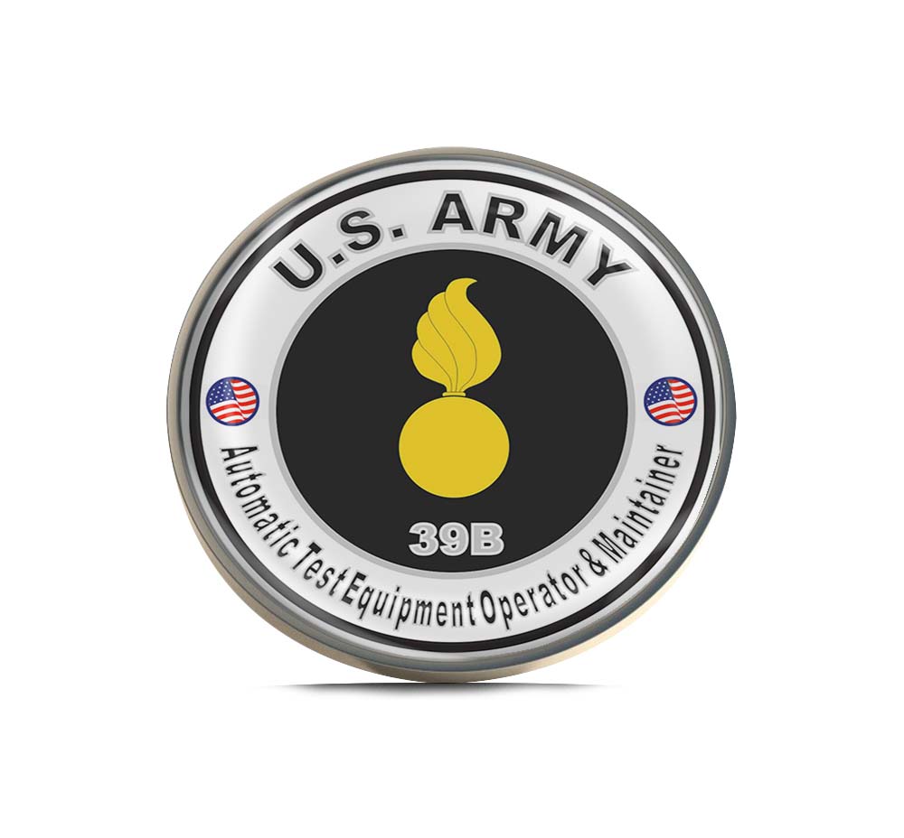 U.S. Army MOS 39B Automatic Test Equipment Operator and Maintainer Limited Edition Lapel Pin Exclusive Metal Brooch Badge Accessories For Backpack, Clothes, Hats | Cute Gifts and Collectibles