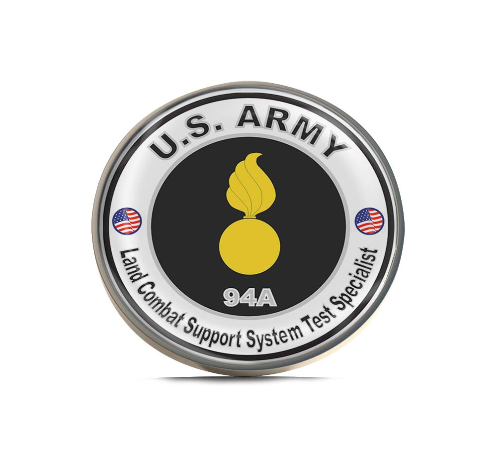 U.S. Army MOS 94A Land Combat Support System Test Specialist Limited Edition Lapel Pin Exclusive Metal Brooch Badge Accessories For Backpack, Clothes, Hats | Cute Gifts and Collectibles