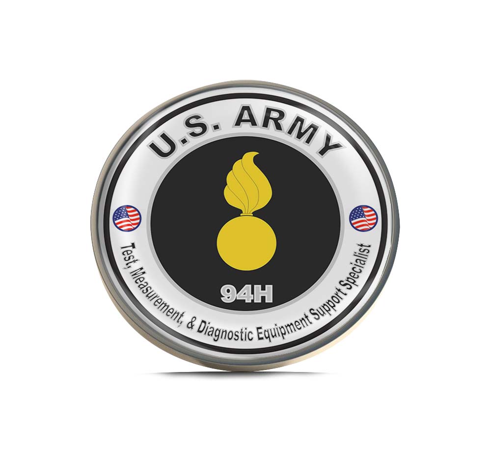 U.S. Army MOS 94H Test, Measurement, and Diagnostic Support Specialist Limited Edition Lapel Pin Exclusive Metal Brooch Badge Accessories For Backpack, Clothes, Hats | Cute Gifts and Collectibles