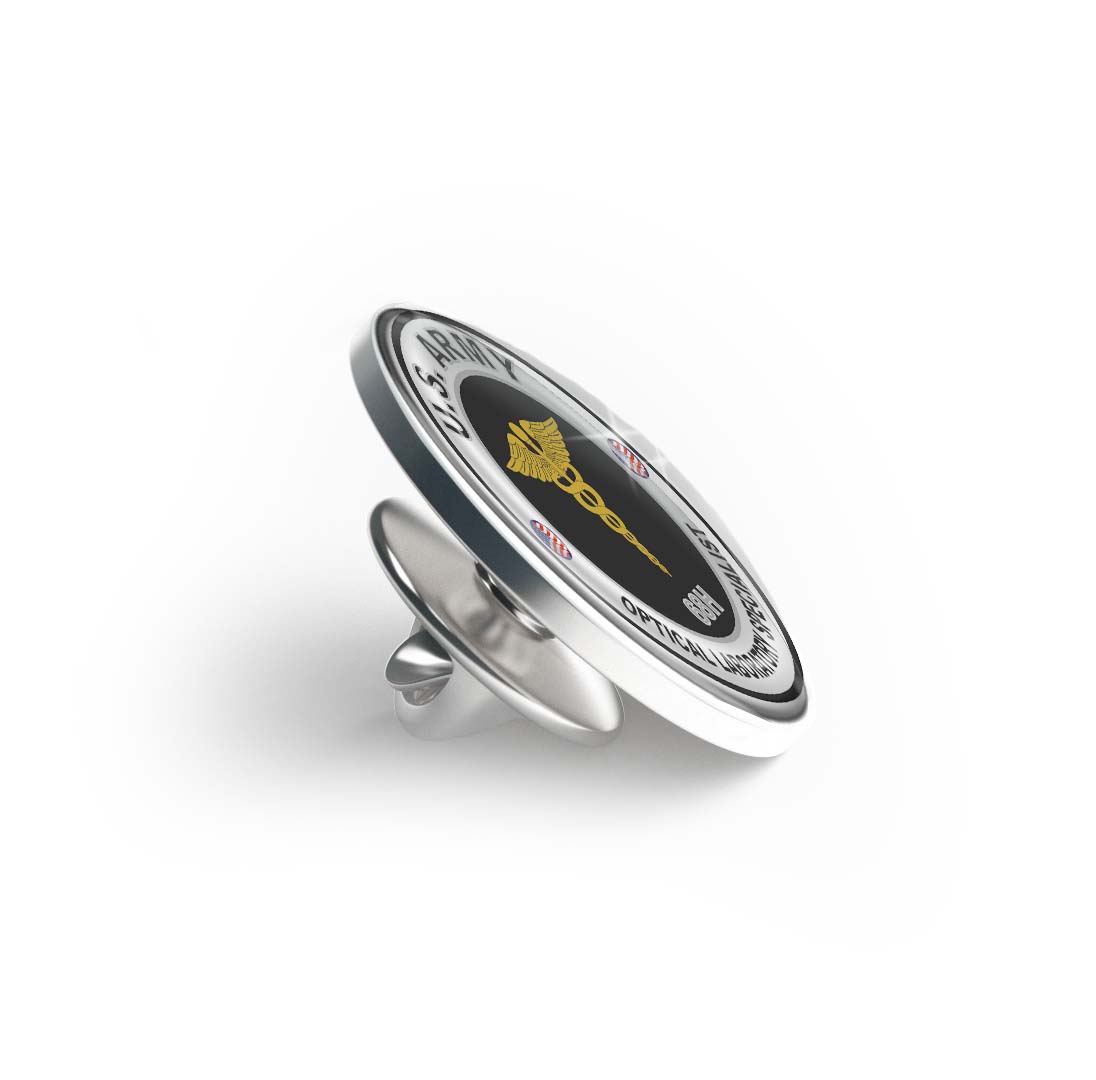 U.S. Army MOS 68H Optical Laboratory Specialist Limited Edition Lapel Pin Exclusive Metal Brooch Badge Accessories For Backpack, Clothes, Hats | Cute Gifts and Collectibles