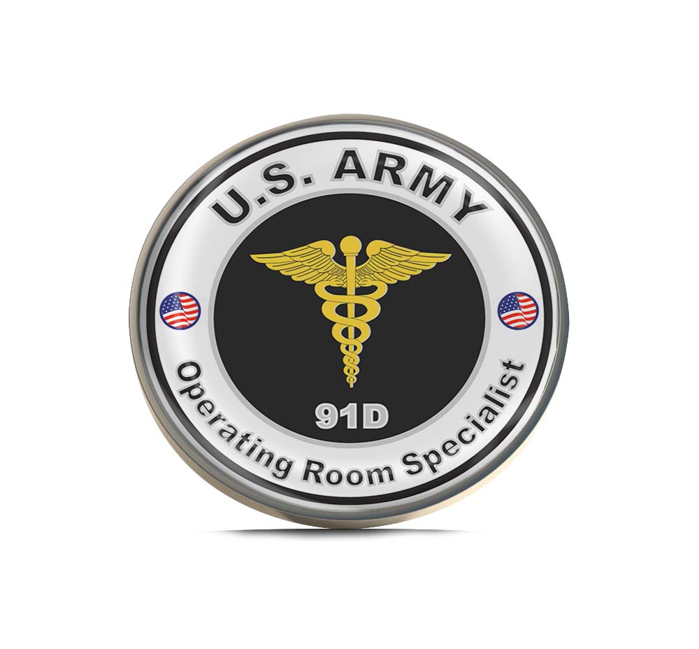 U.S. Army MOS 91D Operating Room Specialist Limited Edition Lapel Pin Exclusive Metal Brooch Badge Accessories For Backpack, Clothes, Hats | Cute Gifts and Collectibles