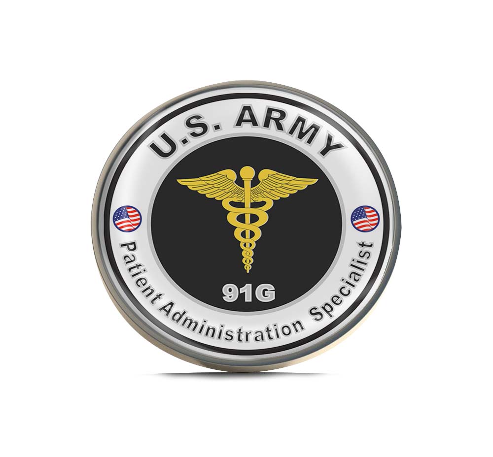 U.S. Army MOS 91G Patient Administration Specialist Limited Edition Lapel Pin Exclusive Metal Brooch Badge Accessories For Backpack, Clothes, Hats | Cute Gifts and Collectibles
