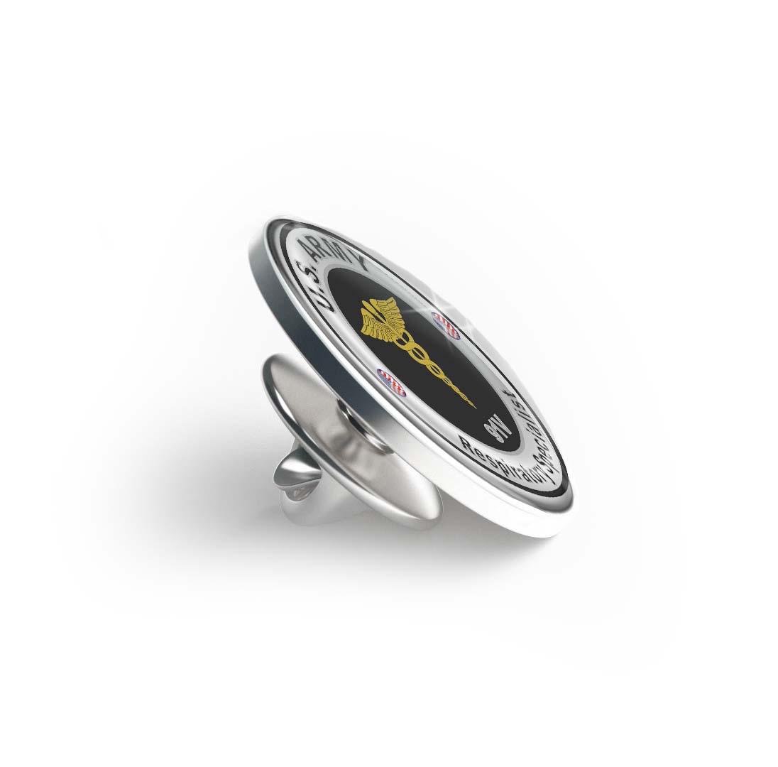 U.S. Army MOS 91V Respiratory Specialist Limited Edition Lapel Pin Exclusive Metal Brooch Badge Accessories For Backpack, Clothes, Hats | Cute Gifts and Collectibles