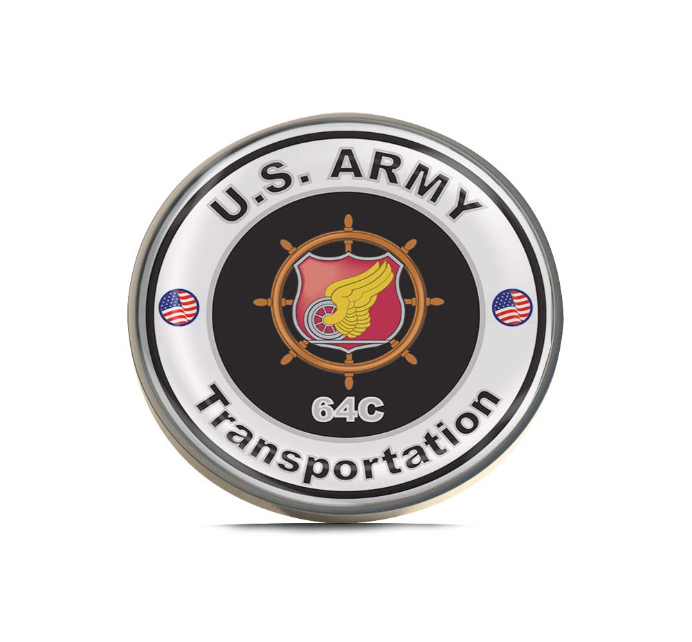 U.S. Army MOS 64C Transportation Limited Edition Lapel Pin Exclusive Metal Brooch Badge Accessories For Backpack, Clothes, Hats | Cute Gifts and Collectibles