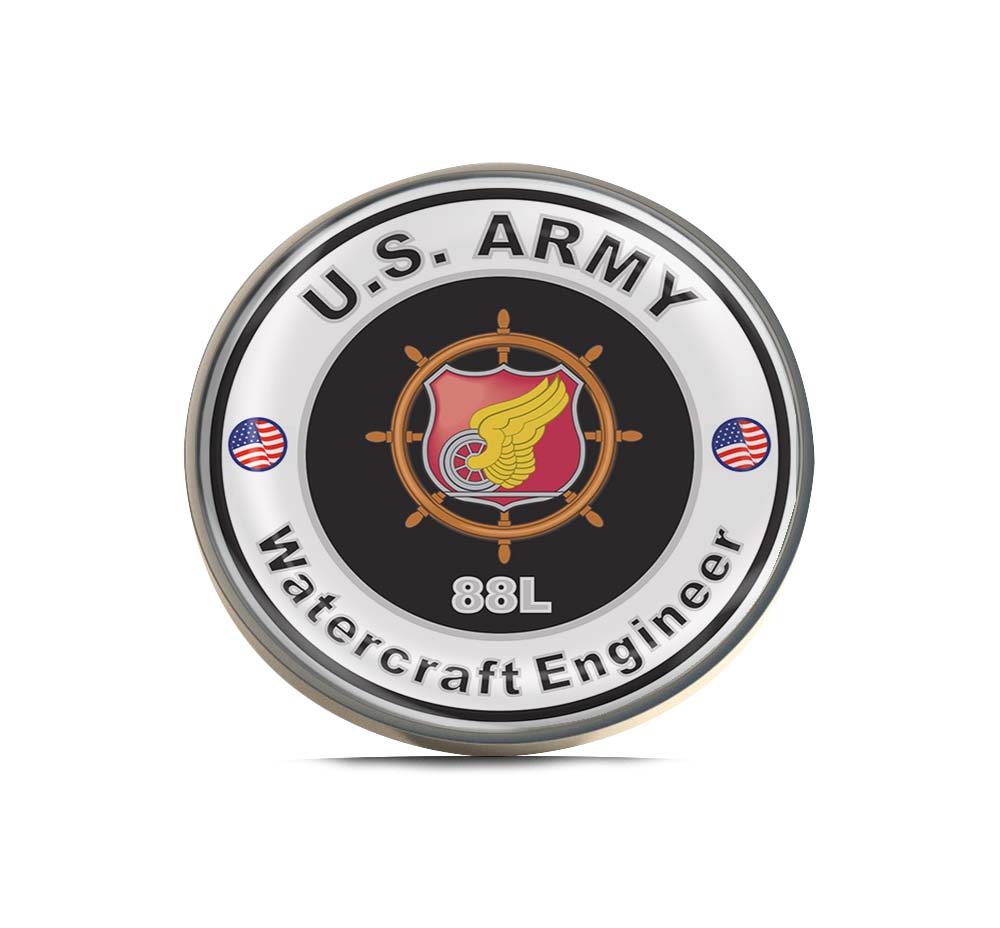 U.S. Army MOS 88L Watercraft Engineer Limited Edition Lapel Pin Exclusive Metal Brooch Badge Accessories For Backpack, Clothes, Hats | Cute Gifts and Collectibles