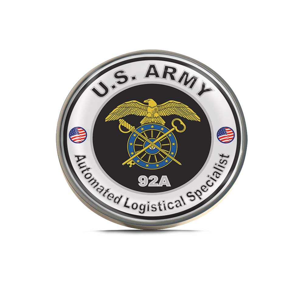 U.S. Army MOS 92A Automated Logistical Specialist Limited Edition Lapel Pin Exclusive Metal Brooch Badge Accessories For Backpack, Clothes, Hats | Cute Gifts and Collectibles
