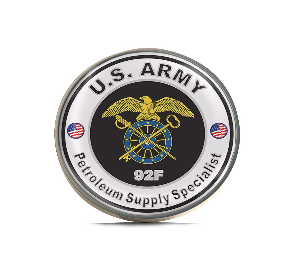 U.S. Army MOS 92F Petroleum Supply Specialist Limited Edition Lapel Pin Exclusive Metal Brooch Badge Accessories For Backpack, Clothes, Hats | Cute Gifts and Collectibles