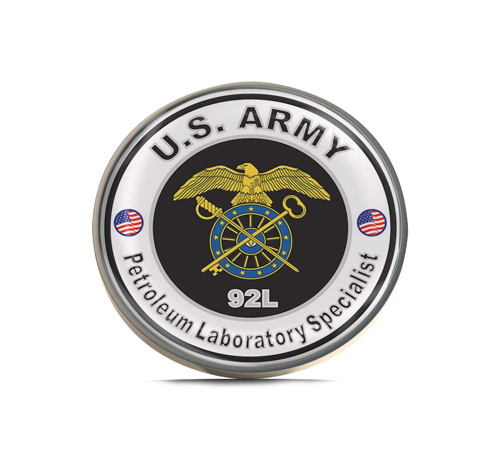 U.S. Army MOS 92L Petroleum Laboratory Specialist Limited Edition Lapel Pin Exclusive Metal Brooch Badge Accessories For Backpack, Clothes, Hats | Cute Gifts and Collectibles