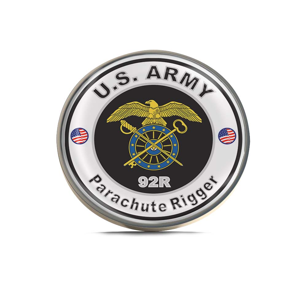 U.S. Army MOS 92R Parachute Rigger Limited Edition Lapel Pin Exclusive Metal Brooch Badge Accessories For Backpack, Clothes, Hats | Cute Gifts and Collectibles