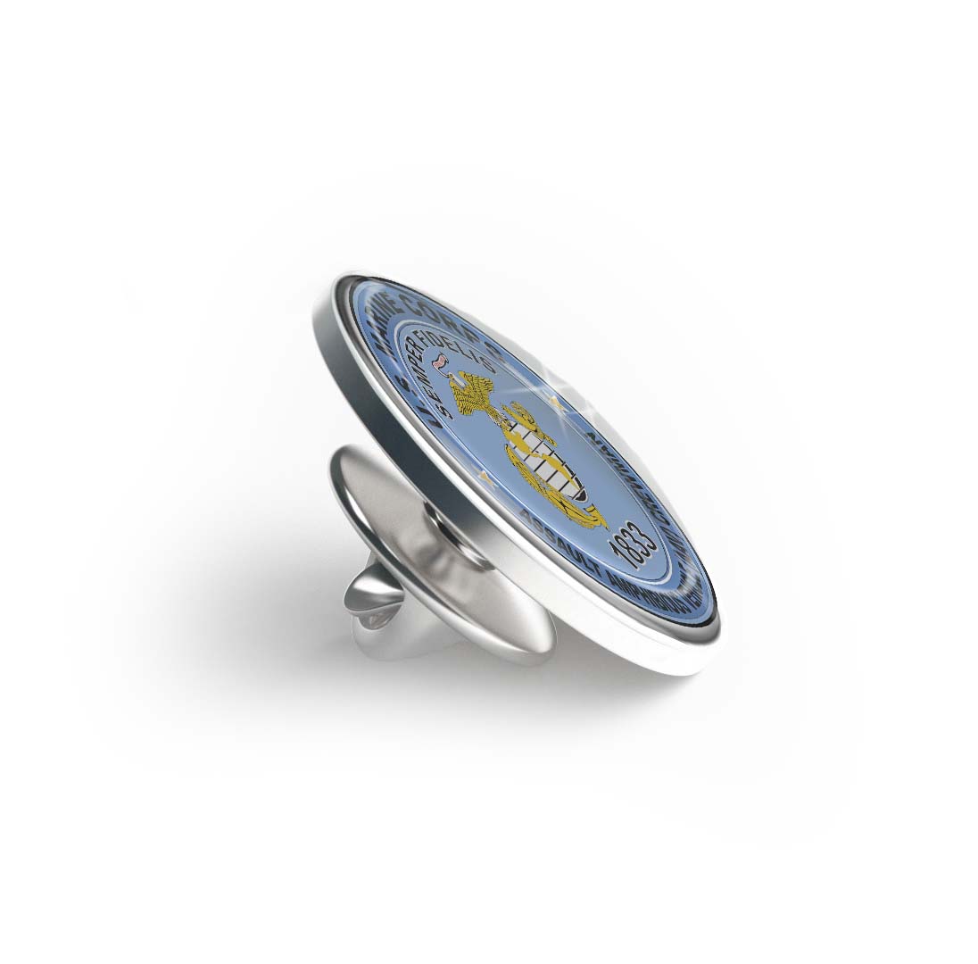 U.S.M.C. MOS 1833 Assault Amphibious Vehicle (AAV) Crewman Limited Edition Lapel Pin Exclusive Metal Brooch Badge Accessories For Backpack, Clothes, Hats | Cute Gifts and Collectibles