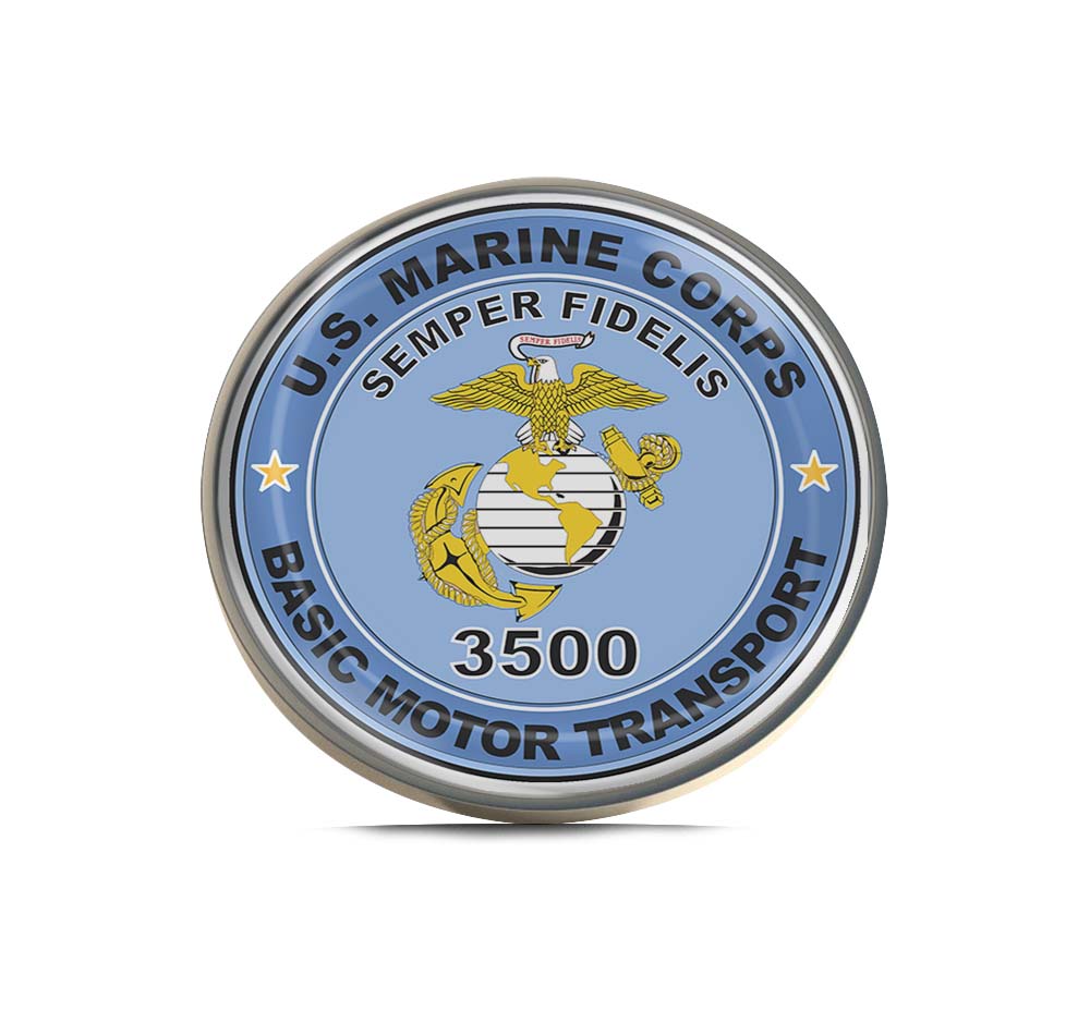 U.S.M.C. MOS 3500 Basic Motor Transport Limited Edition Lapel Pin Exclusive Metal Brooch Badge Accessories For Backpack, Clothes, Hats | Cute Gifts and Collectibles