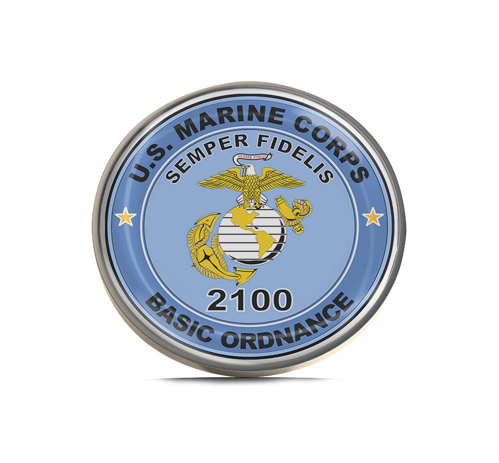 U.S.M.C. MOS 2100 Basic Ordnance Limited Edition Lapel Pin Exclusive Metal Brooch Badge Accessories For Backpack, Clothes, Hats | Cute Gifts and Collectibles