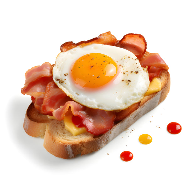Vinyl Decal, Gourmet Open-Faced Sandwich Kitchen Decor Poster, 5 x 7 or 8 x 10 Inch Unframed Poster