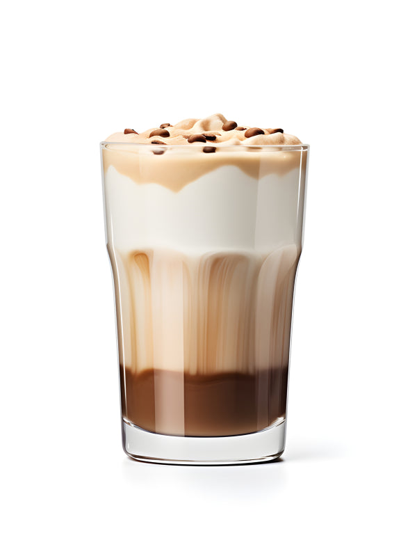 Vinyl Decal, Gourmet Layered Coffee Drink Wall Art Poster Print