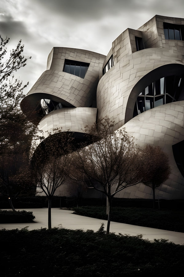 Vinyl Decal, Weisman Art Museum Abstract Architecture Photo Print (5" x 7")