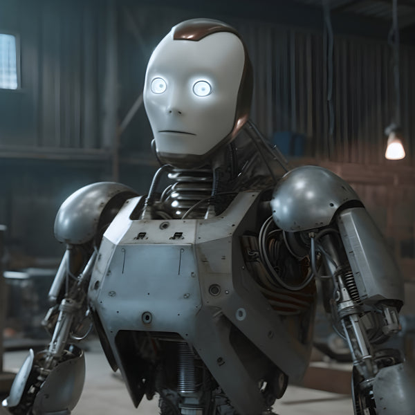 Vinyl Decal, Advanced Humanoid Robot Model for Sci-Fi Collectors and Tech Enthusiasts (5" x 7")