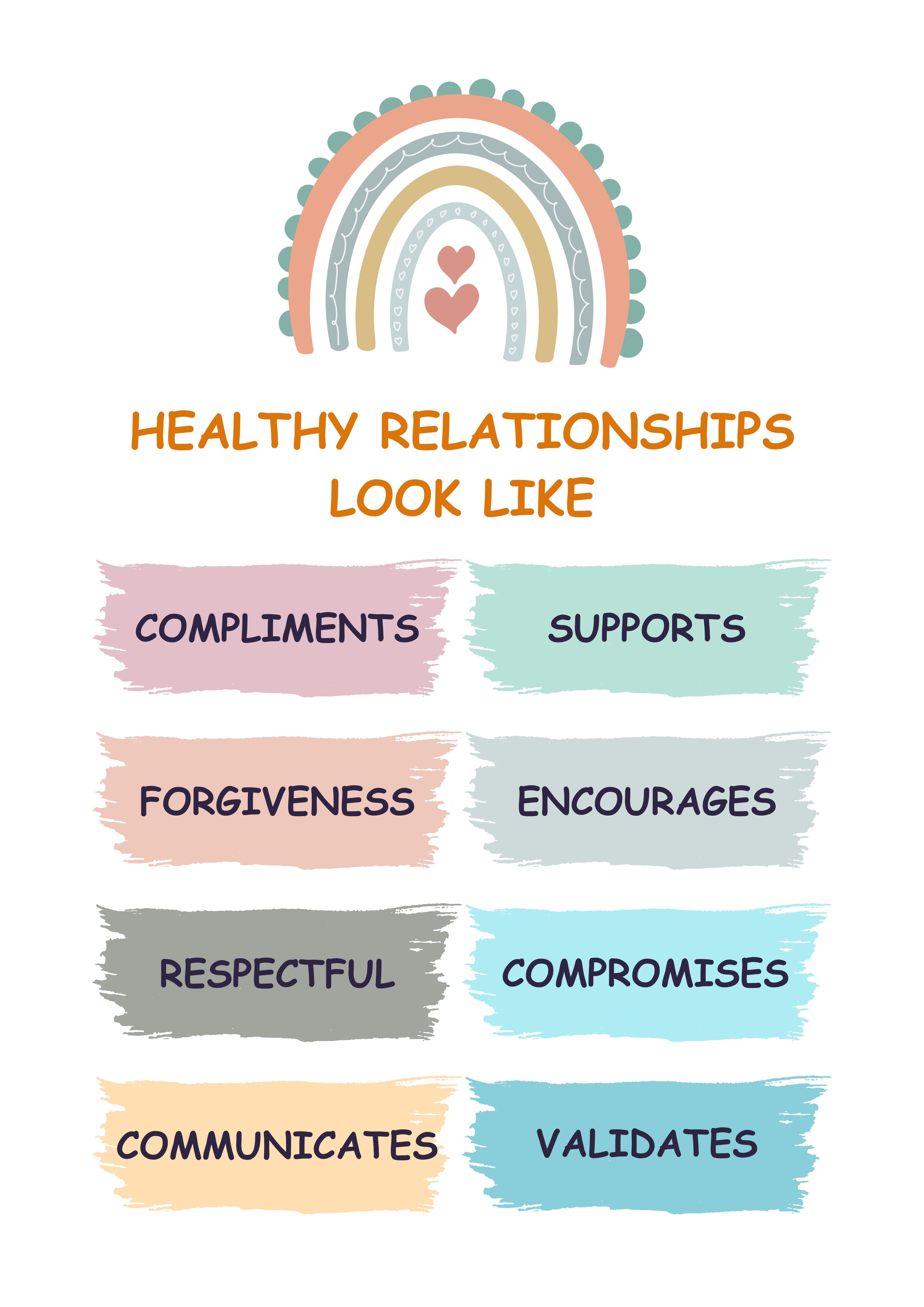 Vinyl Decal, Guide to Positive Connections and Interpersonal Dynamics (5" x 7")